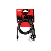 1/8 Inch to Dual XLR Audio Cables