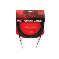 D'addario Custom Series Braided Instrument Cable - Black
