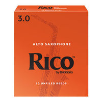 Rico Alto Saxophone Reeds 10 Pack, 2.0