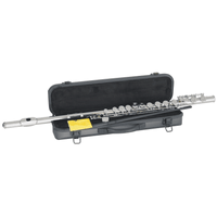 Lauren Nickel Plated Student Flute with Case