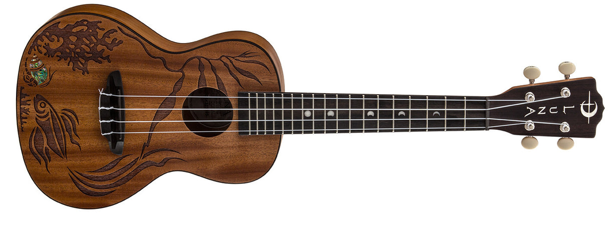 LUNA UKE CORAL - MAHOGANY