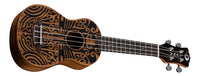 LUNA UKE TRIBAL SOPRANO - MAHOGANY