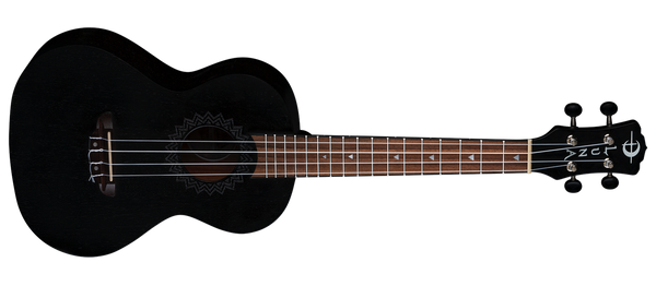 LUNA UKE VINTAGE MAHOGANY TENOR - BLACK SATIN