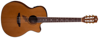 LUNA WOODLAND CEDAR NYLON A/E GRAND CONCERT CUTAWAY